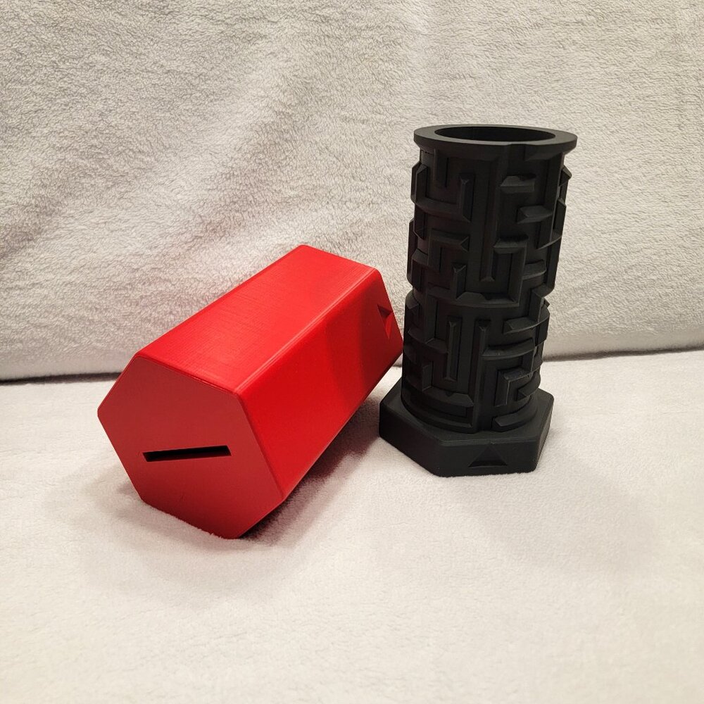 Large/Oversize 3D Printed Labyrinth Gift/Money Box/Bank